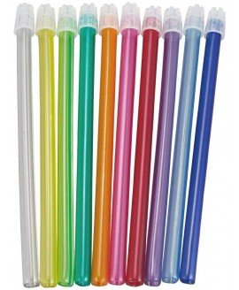 Слиновідсмоктувач пластиковий синій (150х8 мм) Ampri 09013-B