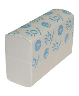 Паперові рушники листові, Z-складання, целюлозні 3 слоя. 406312. 