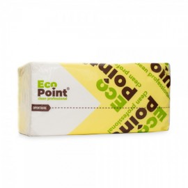 Паперові рушники листові, білі, V-складання, 2 шари, EcoPoint, Standart. VS-160. 