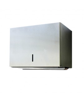 Тримач рушників паперових в пачці V-складка S-LINE глянсовий, нерж. сталь. D-401C