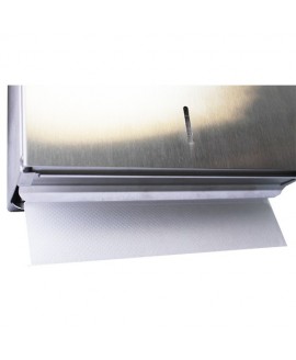 Тримач рушників паперових в пачці V-складка S-LINE глянсовий, нерж. сталь. D-401C