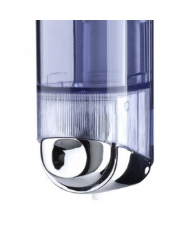 Дозатор рідкого мила 0.25 л, хромований/прозорий, пластик. A60500