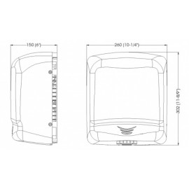 Електросушарка для рук OPTIMA. M99AC 