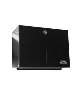 Тримач рушників паперових в пачці V-складка S-LINE, чорний, метал. D-401Black