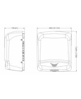 Електросушарка для рук OPTIMA. M99ACS