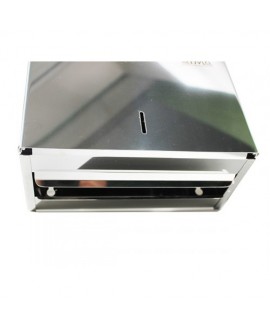 Тримач рушників паперових в пачці Z-складка S-LINE глянсовий, нерж. сталь. D-410C