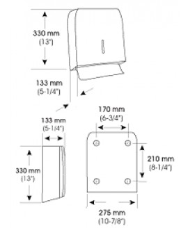 Тримач паперових рушників. DT0106 