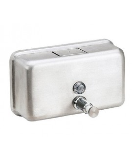 Дозатор рідкого мила горизонтальний матовий, 1,2 л. ZG-1603S 