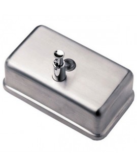 Дозатор рідкого мила горизонтальний матовий, 1,2 л. ZG-1603S 