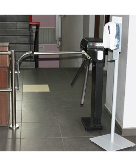 Стійка-тримач автоматичних дозаторів для дезінфекції. D0102Black