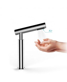 Електросушарка для рук високошвидкісна вбудована в стіл, металева, хромована. 7108