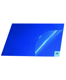 Липкий багатошаровий антимікробний килимок синього та сірого кольору (Аналог Saluber)