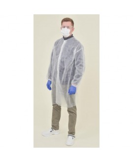 Халат поліпропіленовий на кнопках 01-01