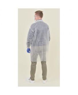 Халат поліпропіленовий на зав`язках 01-02