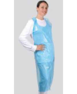 Фартух одноразовий поліетиленовий блакитний MED COMFORT 05020-B