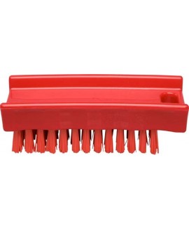Щітка для миття рук FBK 15061 110х45 мм червона (жорсткий ворс)