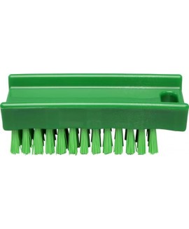 Щітка для миття рук FBK 15061 110х45 мм зелена (жорсткий ворс)