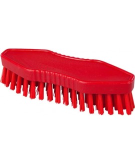 Щітка-скраб ручна FBK 15062 180х60 мм червона (жорсткий ворс)