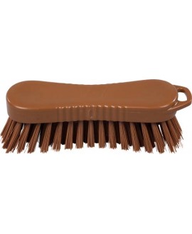 Щітка-скраб ручна FBK 15063 210х70 мм коричнева (жорсткий ворс)