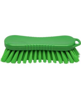 Щітка-скраб ручна FBK 15063 210х70 мм зелена (жорсткий ворс)