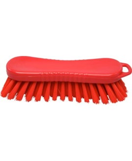 Щітка-скраб ручна FBK 15064 210х70 мм червона (середньої жорсткості)