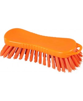 Щітка-скраб ручна FBK 15064 210х70 мм помаранчева (середньої жорсткості)