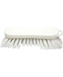 Щітка-скраб ручна FBK 15065 210х70 мм біла (жорсткий ворс)