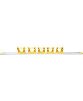 Настінна система тримачів FBK 15157 жовта 900 мм