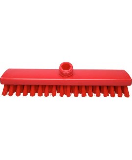 Щітка-скраб з подачею води FBK 44153 300х60 мм червона