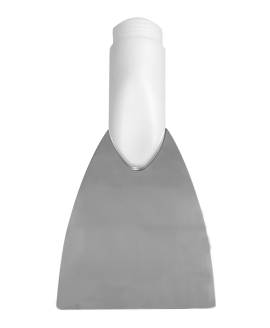 Шпатель з нержавіючої сталі  FBK 48080 80х110 мм білий