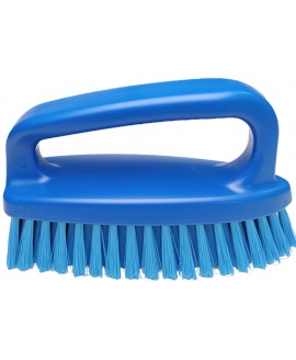 Щітка-скраб у формі праски FBK 54434 185х60 мм синя