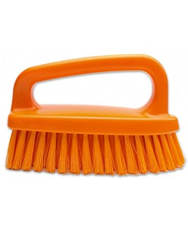 Щітка-скраб у формі праски FBK 54434 185х60 мм помаранчева