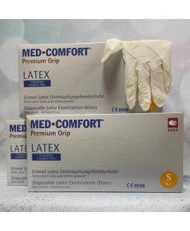 Рукавички AMPri Latex MED-Comfort Premium Grip / Латесні Преміум Гріп 01137