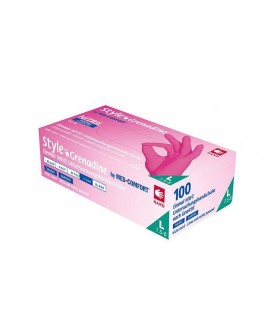 Рукавички нітрилові без пудри Ampri STYLE COLOR GRENADINE 01182