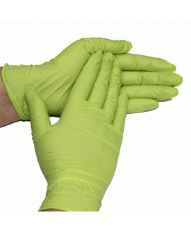 Рукавички нітрилові зелені без пудри Ampri Style color Apple 01187