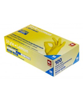 Рукавички нітрилові без пудри Ampri STYLE COLOR LEMON 01189