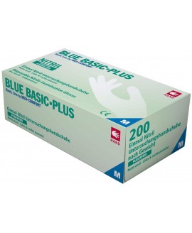 Рукавички нітрилові без пудри Ampri BLUE BASIC PLUS 01197