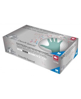 Рукавички нітрилові без пудри Ampri SOLID SAFETY CHEM N 081303