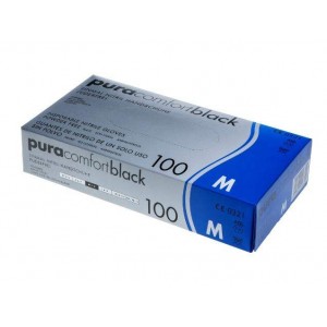 Рукавички нітрилові Ampri Pura Comfort Black 118-038