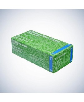 Рукавички латексні без пудри Ampri STYLE LATEX GREEN 14-026