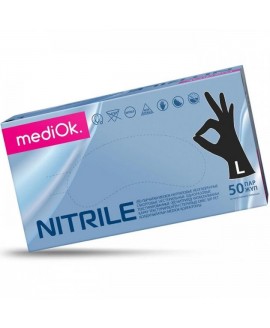 Нітрилові рукавички MediOk чорні