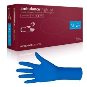 Рукавички латексні AMBULANCE® HIGH RISK