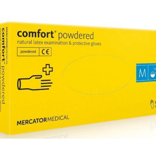 Рукавички латексні COMFORT® POWDERED