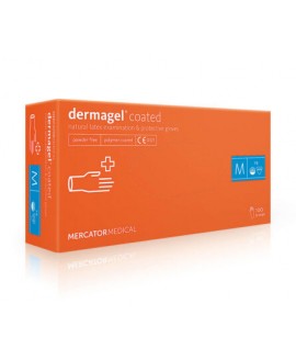 Рукавички латексні неопудрені DERMAGEL® COATED