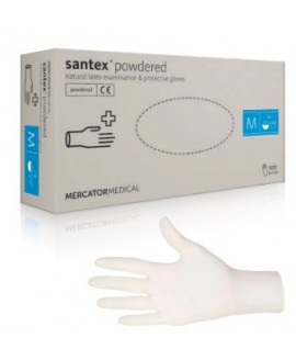 Рукавички латексні SANTEX® POWDERED